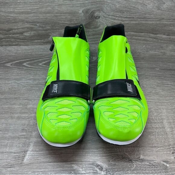 Nike Zoom Long Jump 4 Track Spikes Shoes Cleats Men’s Size 10 Electric Green NEW - Picture 4 of 9